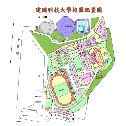 建國科技大學校園配置圖